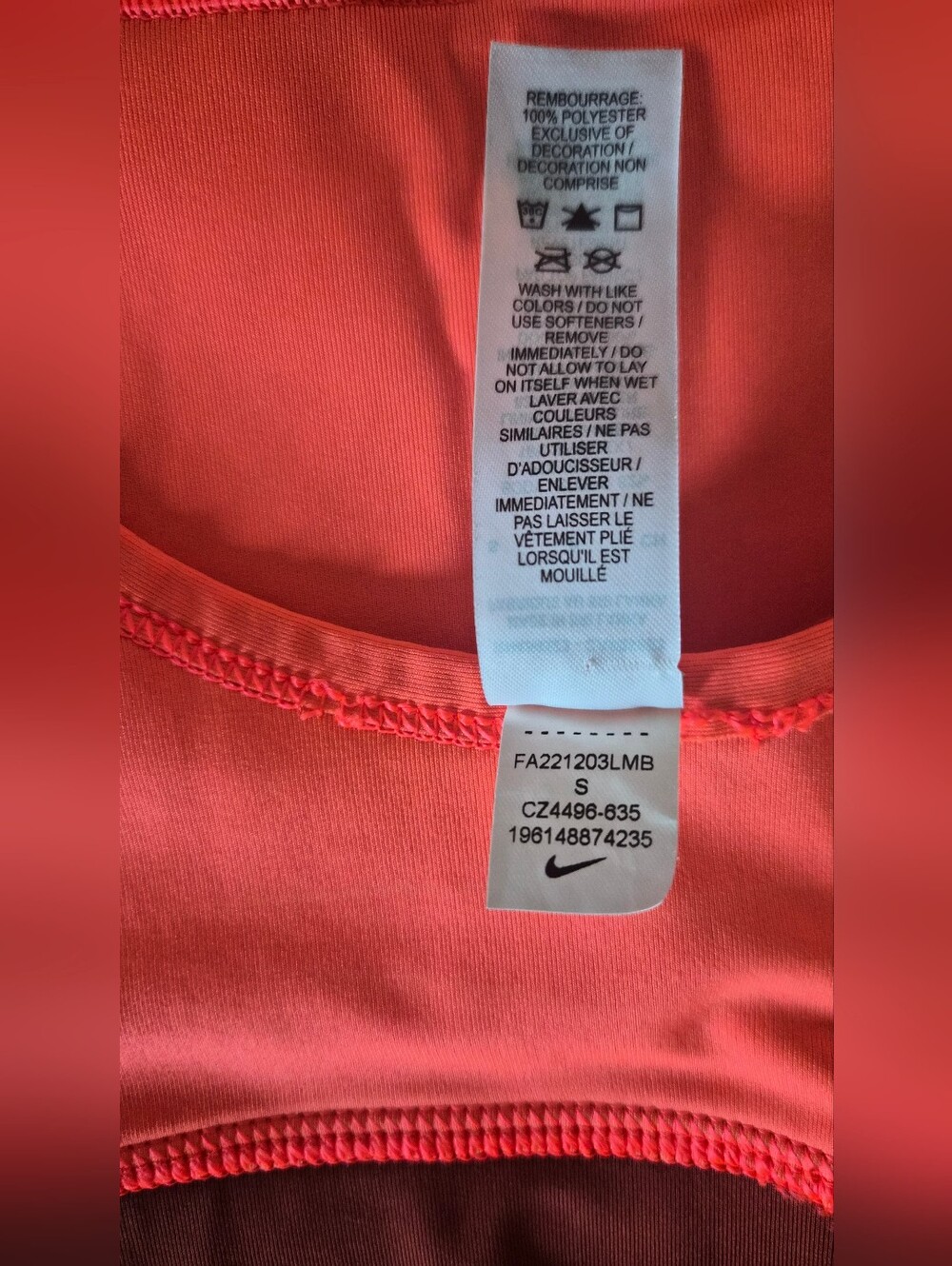 Nike Racerback Sports Top - Picture 4 of 5